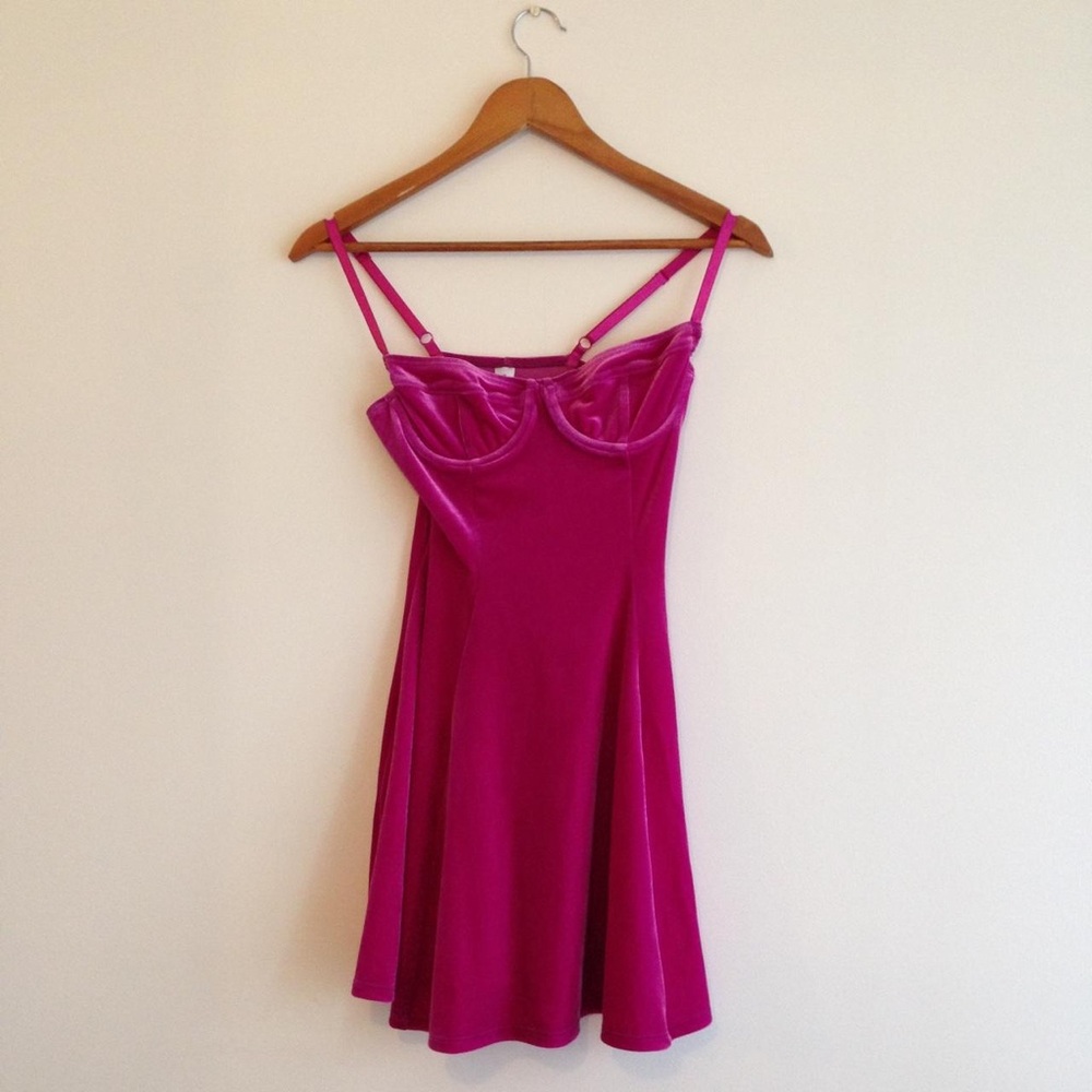 ISO American Apparel Fuchsia Bustier Dress